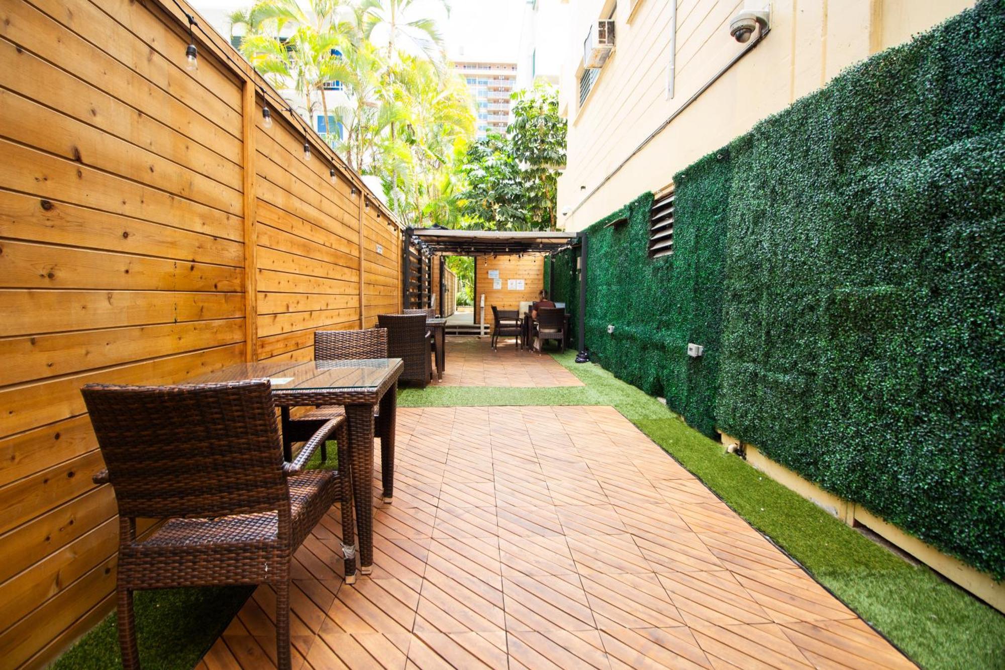Waikiki Beachside Hostel Хонолулу Екстериор снимка